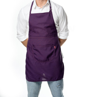 Avental poliéster roxo