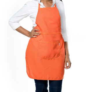 Avental poliéster laranja